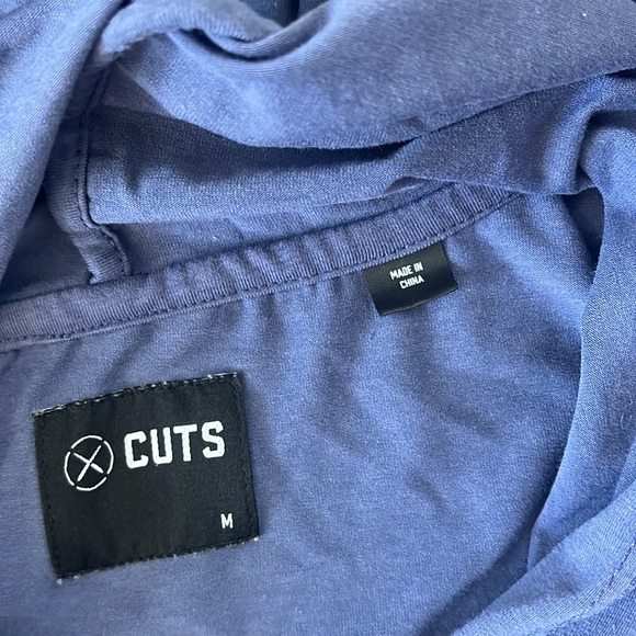 Blue cuts hoodie - Picture 2 of 2